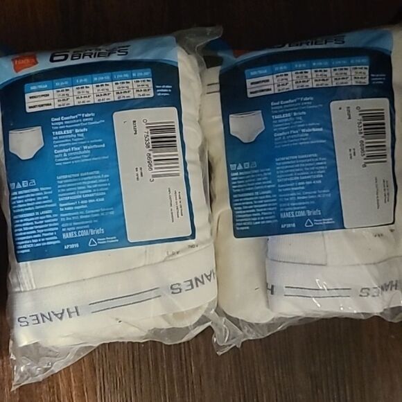 Hanes Taglesd Briefs - Picture 2 of 6